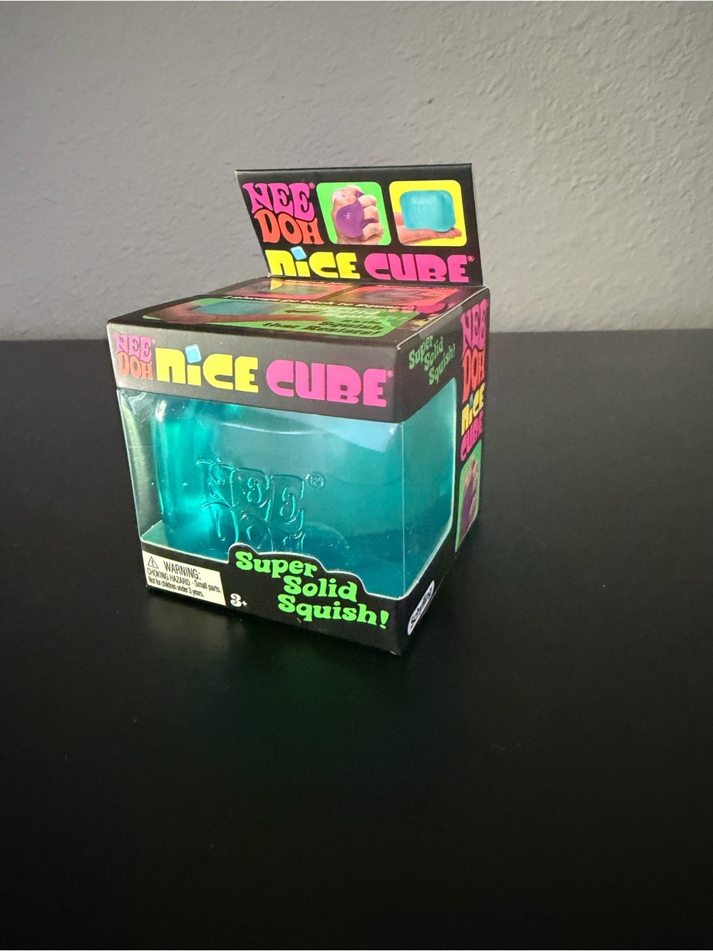 NeeDoh Nice Cube Squishy Sensory Toy - Blue